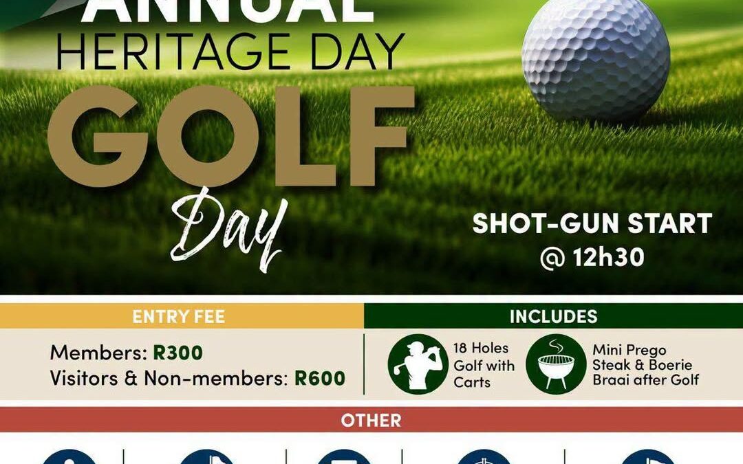 Trade The Couch For The Fairway This Heritage Day with the Annual St Francis Heritage Day Golf Day
