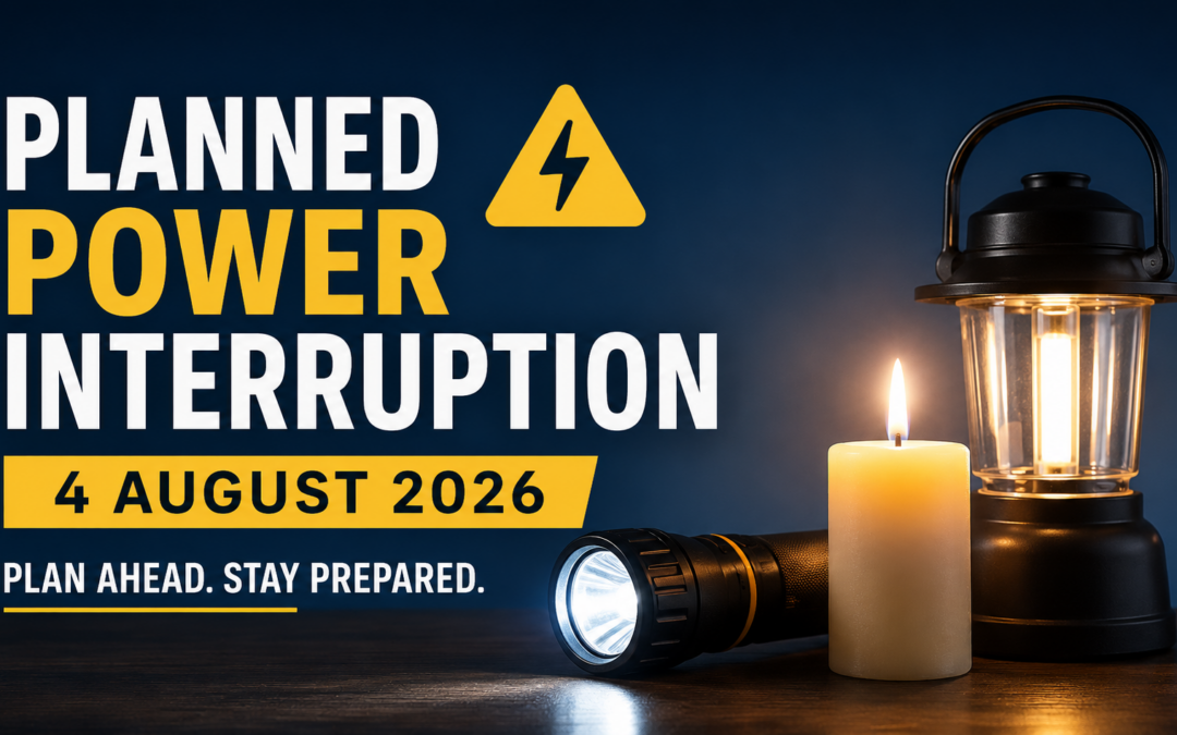 Prepare Now for Planned Power Outage i