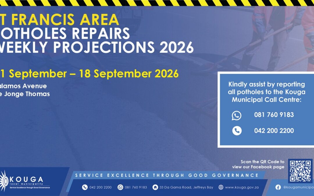 Weekly Roadworks and Pothole Repairs Update